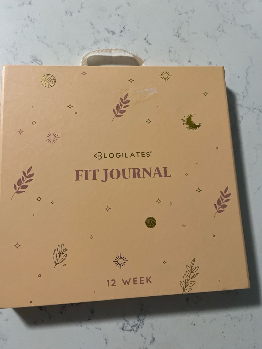 Blogilates Fit Journal - Peach Cover